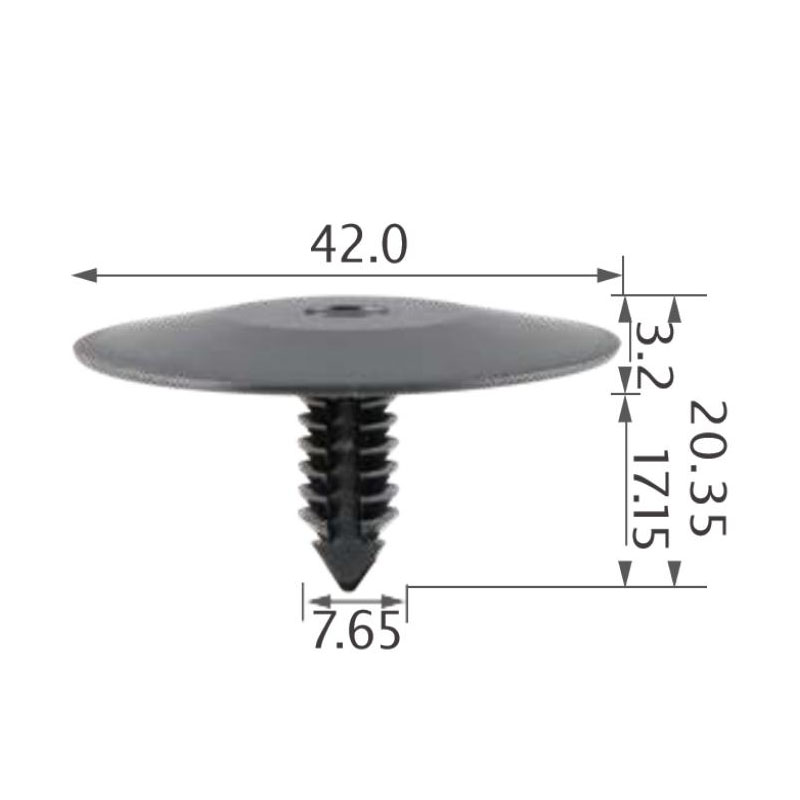 Hood Insulation Retainer GM 1980 – On  OEM 20064875