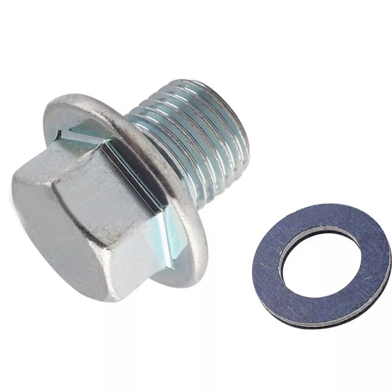 Engine Oil Drain Plug and Gasket Set For Toyota 90341-12012